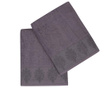 Комплект 2 кърпи за баня Buket Bordur Purple 90x150 см