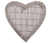 Stenska dekoracija Heart Wicker