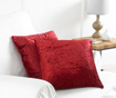 Set 2 prevlek za blazino Bliss Red 43x43 cm