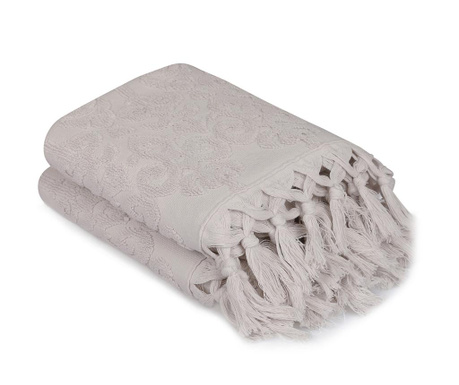 Комплект 2 кърпи за баня Baglamali Kilim Grey 50x90 см