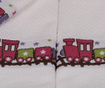 Комплект 6 детски кърпи за баня Bordurlu Tren 30x50 см