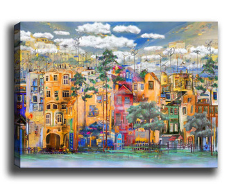 Slika Colourful City 70x100 cm