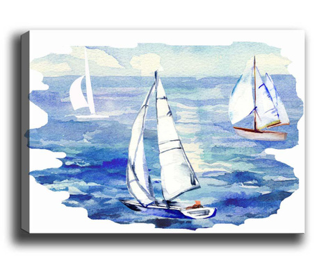 Картина Boats 100x140 см