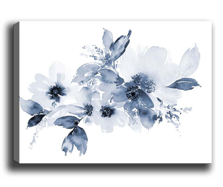 Blue Flowers Kép 70x100 cm
