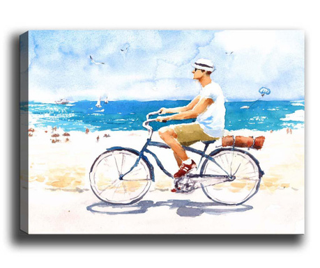 Πίνακας Man on Bicycle