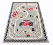 Igralna preproga Racer 3D Grey 100x150 cm