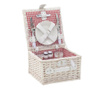 Cos echipat pentru picnic 2 persoane Checker Red