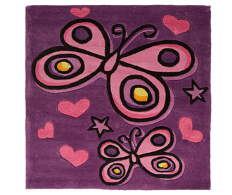 Butterfly Purple Szőnyeg 90x90 cm