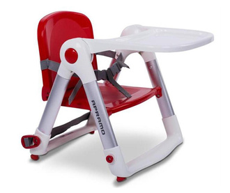 Zložljiv visok sedež za dojenčke Flippa Red