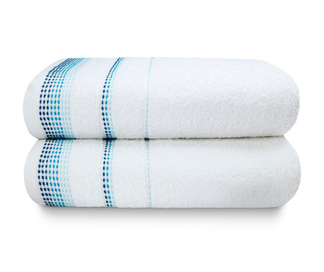 Zestaw 2 ręczników kąpielowych Berkley White