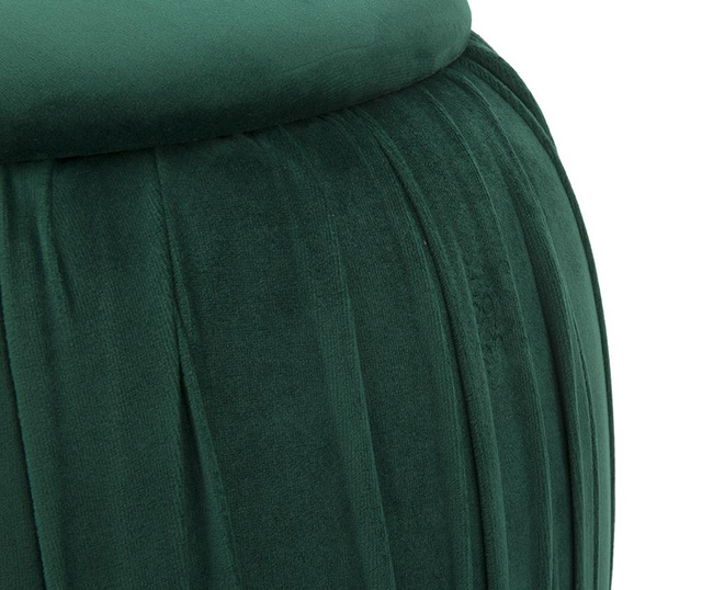 Taburet Mauro Ferretti, Caroline Green, verde, 41x41x41 cm