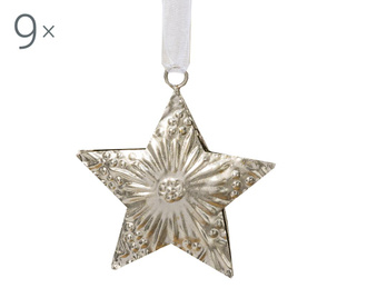 Set 9 visečih dekoracij Weihnachten Star