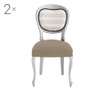 Set 2 elastične navlake za stolicu Dorian Tan Backless 40x40 cm