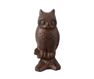 Decoratiune Esschert Design, Owl, fier turnat, 15x7x8 cm