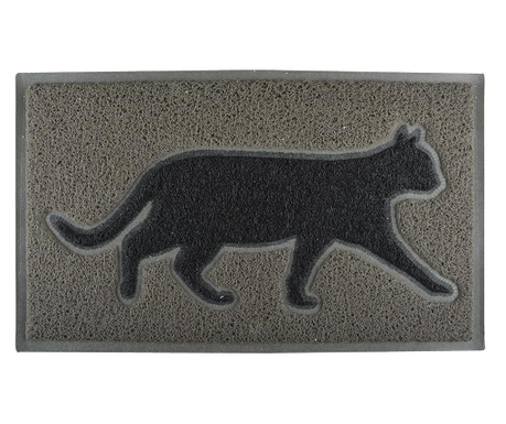 Covoras de intrare Esschert Design, Grey Cat, gri