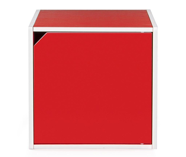 Modularni element Cube Door Red