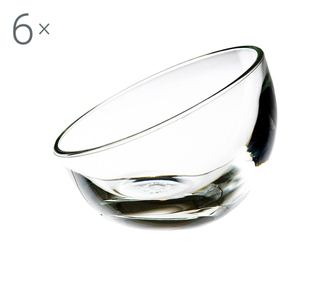 Set 6 cupe pentru desert Bubble Clear