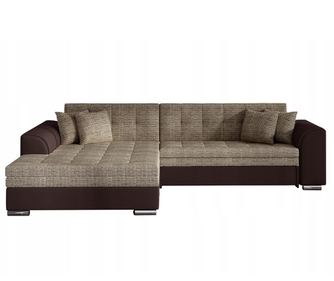 Lijeva kutna garnitura na razvlačenje Sorento Beige Brown