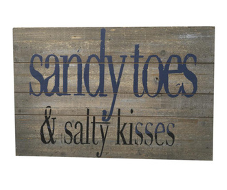 Sandy Toes & Salty Kisses Dísztárgy