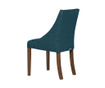Set 4 scaune Ted Lapidus Maison, Absolu Brown Turquoise, turcoaz, 55x48x88 cm