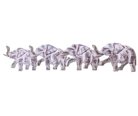 Nástenná dekorácia Elefanti Four