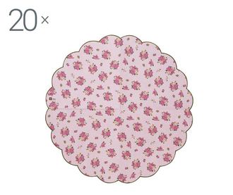 Комплект 20 салфетки Scaloped Florals