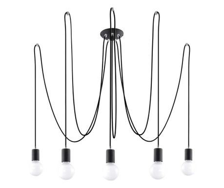 Lustra Nice Lamps, Spider Five, otel, 600x600x150 cm