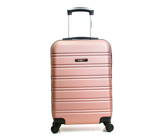 Bilbao Golden Pink Gurulós bőrönd 35 L