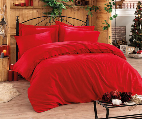 Спално бельо King Satin Elegant  Red Two
