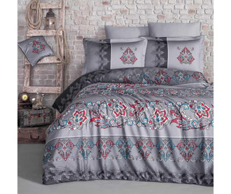 Posteljnina King Sateen Supreme Simena Grey