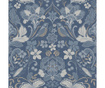 Folk Floral Denim Blue Tapéta 53x1005 cm