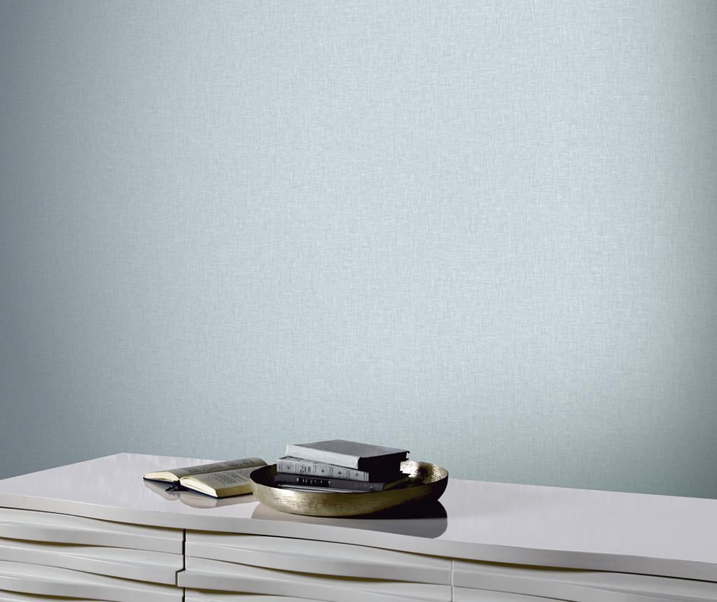 Tapet Linen Texture Vintage Blue 53x1005 cm - Vivre