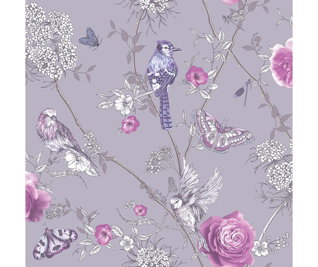 Ταπετσαρία Paradise Garden Lilac 53x1005 cm
