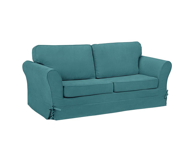 Philippe Turquoise Háromszemélyes kihúzható kanapé