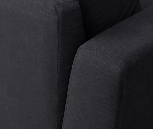 Jean Dark Grey Háromszemélyes kanapé