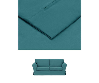 Navlaka za kauč trosjed na razvlačenje Philippe Turquoise 90x207 cm