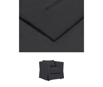 Navlaka za fotelju Jean Dark Grey 74x78 cm