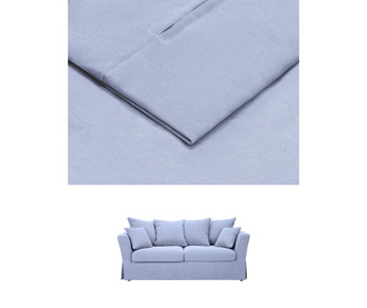 Helene Blue Háromszemélyes kanapé védőhuzat 100x194 cm