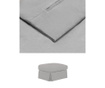 Navlaka za tabure za noge Jean Light Grey 58x78 cm
