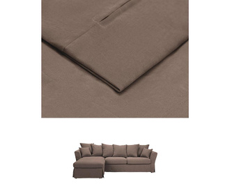 Калъф за ляв ъглов диван Helene Brown 177x271 см