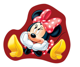 Minnie Mouse Baby Díszpárna 28x33 cm