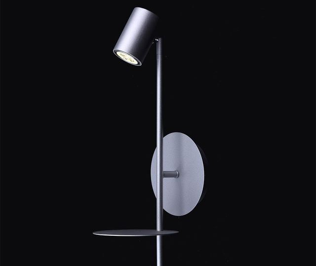 Aplica de perete Functional Lighting, Plattling, metal, 18x15x52 cm