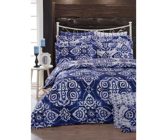 Posteljnina King Ranforce Batik Blue