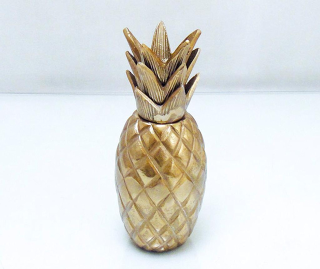 Decoratiune Caelan Pineapple Gold