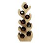 Suport pentru sticle Hsm Collection, Natural Wood Collection, lemn de suar, M, natural
