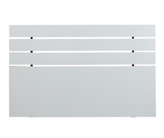 Posteljno vzglavje Fuga Shiny White 100x160 cm