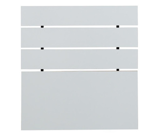Posteljno vzglavje Fuga Shiny White 100x100 cm