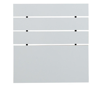 Posteljno vzglavje Fuga Shiny White 100x120 cm