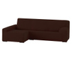 Ελαστικό κάλυμμα αριστερού γωνιακού καναπέ Ulises Brown 250x150x80 cm