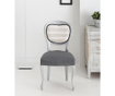 Set 2 huse elastice pentru scaun Eysa, Ulises Grey, poliester, bumbac, 40x40 cm, gri